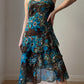 Pure viscose floral dress