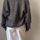 Pure wool grey cardigan