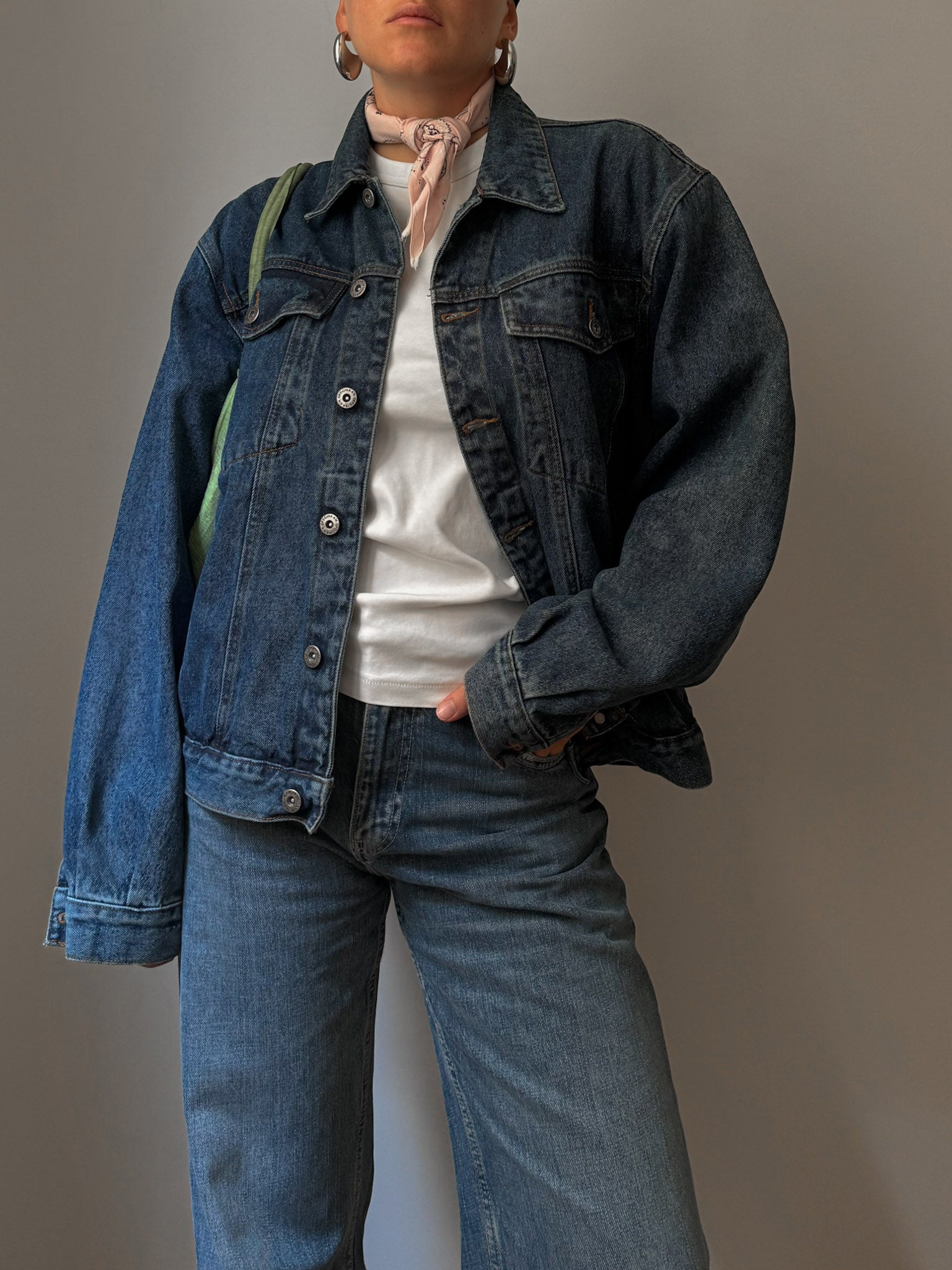 Denim cotton blue jacket