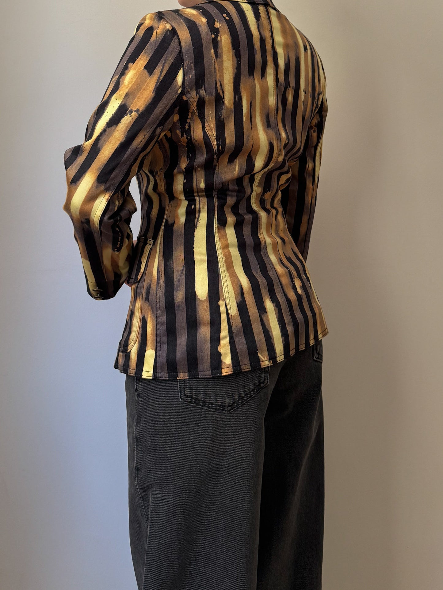 Moschino printed blazer