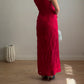 Embroidered strawberry dress