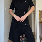 Pure wool black dress