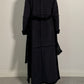 Made in Italy fake fur black long coat