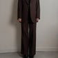 Pure virgin wool brown suit