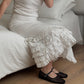 Luisa Spagnoli cotton rouches skirt