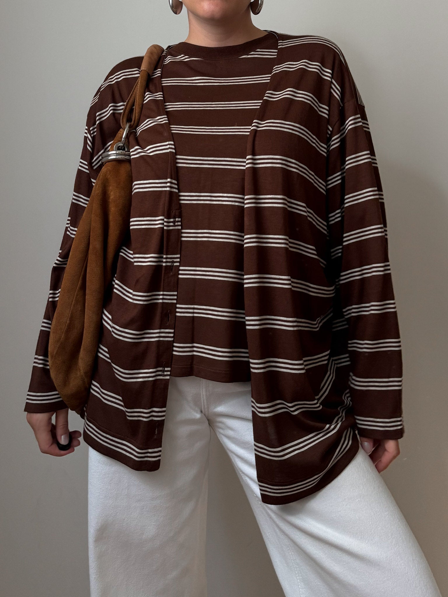 Benetton brown striped set