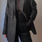 Shantung silk black blazer