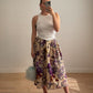 Pure cotton floral skirt