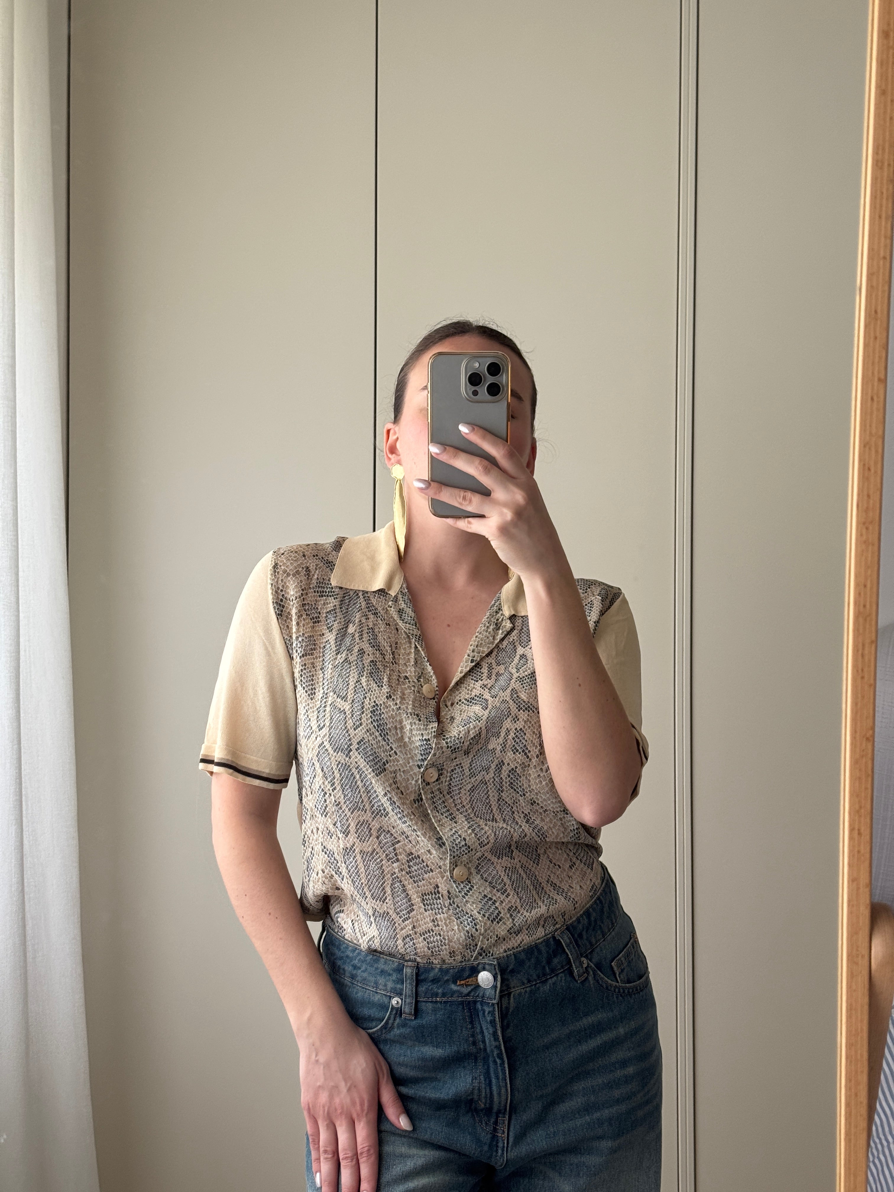 Polo animalier in pura viscosa
