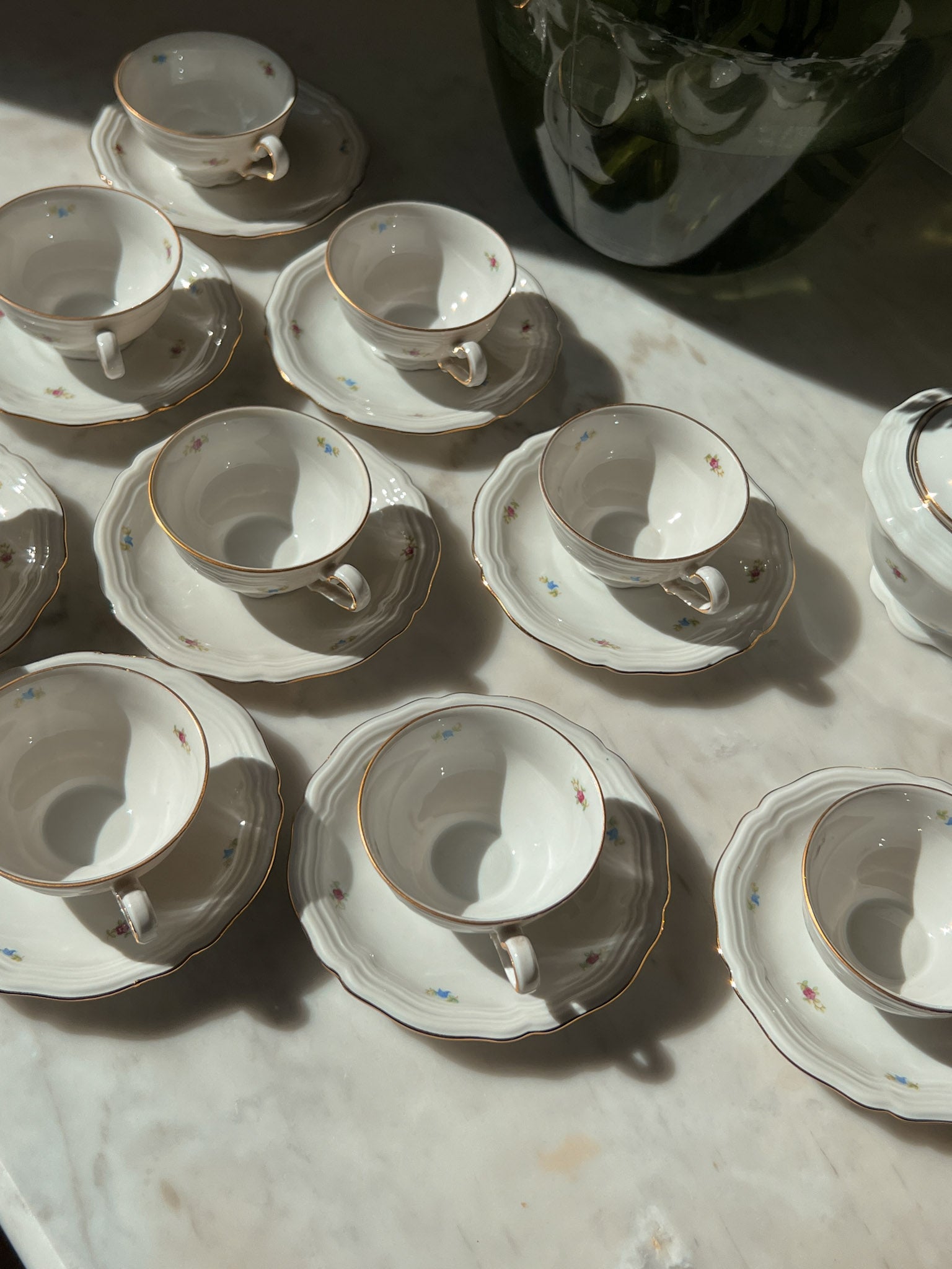 Servizio da caffè in porcellana bavarese