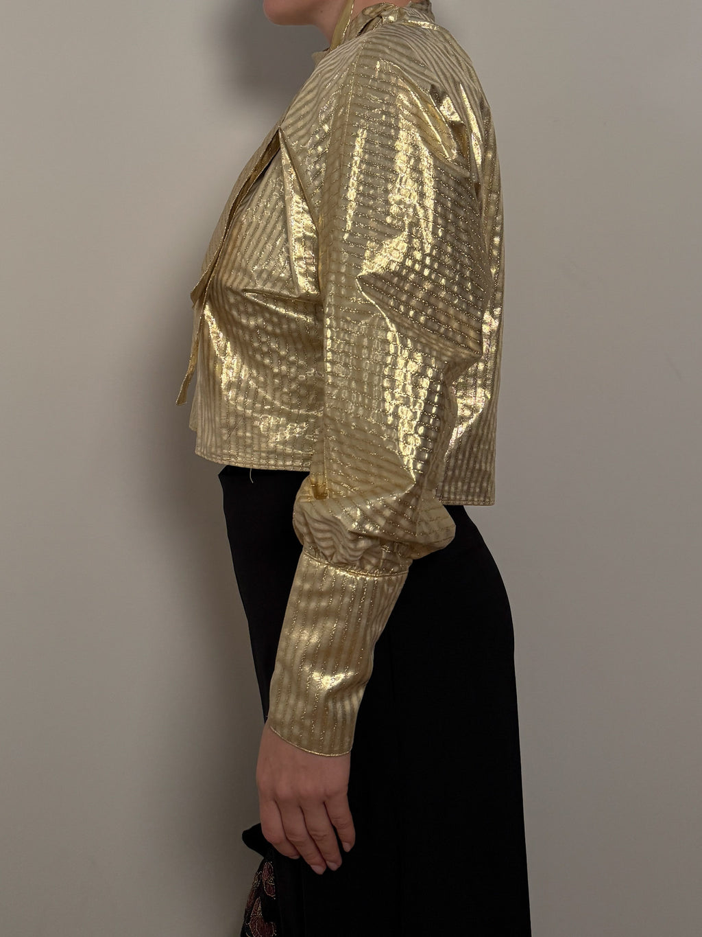 Benetton gold blouse