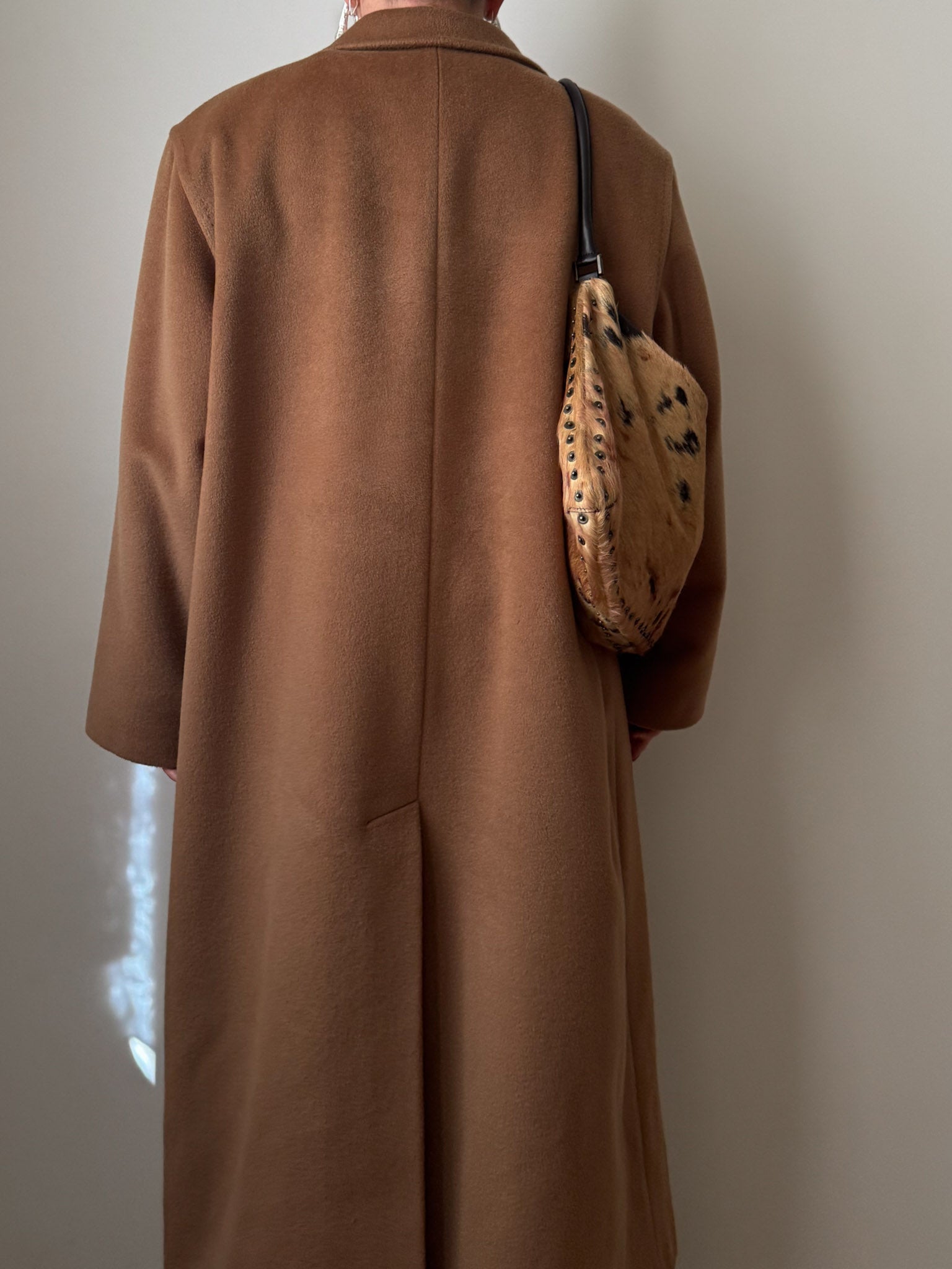 Piacenza pure wool  camel coat