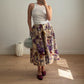 Pure cotton floral skirt