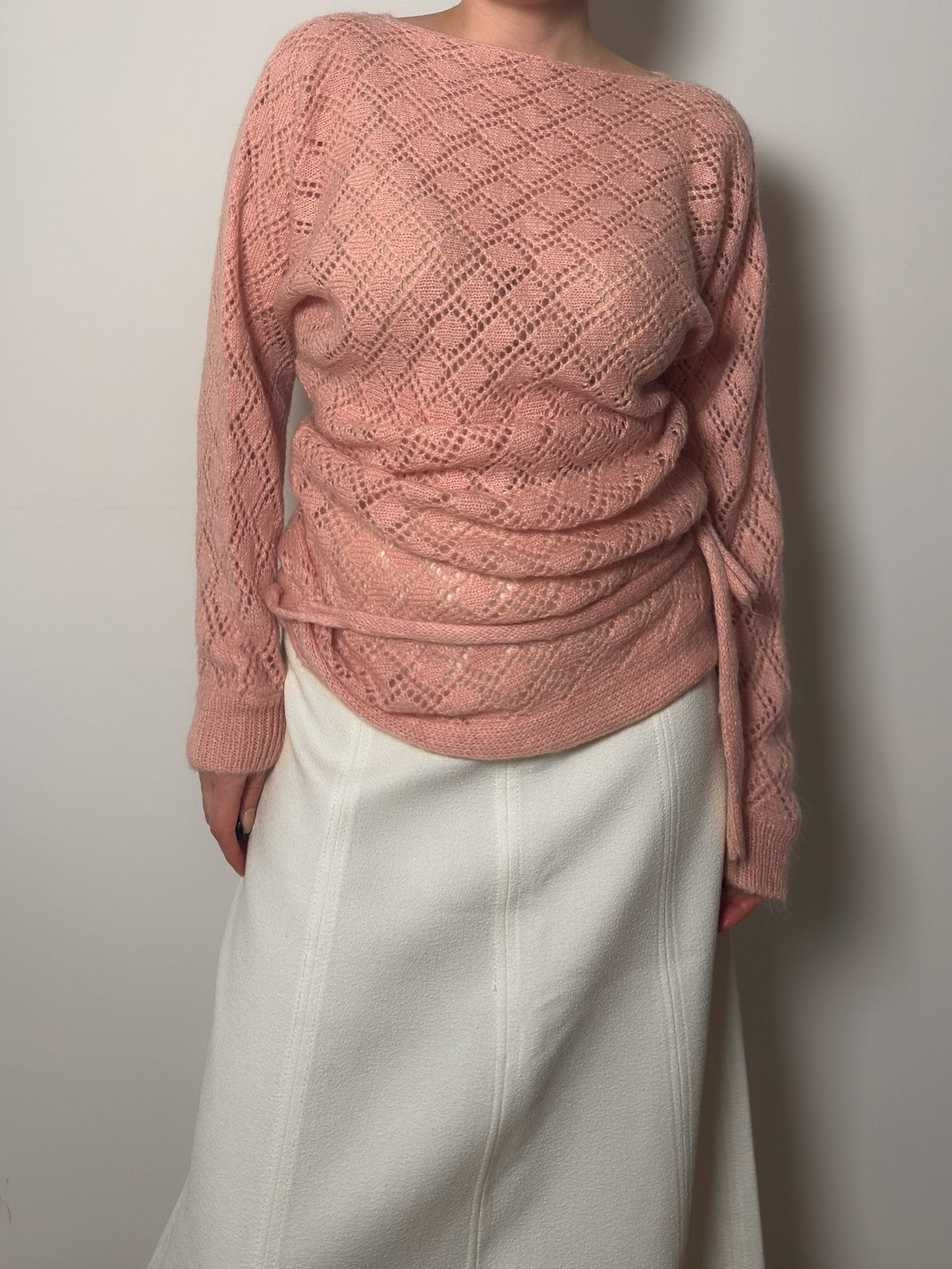 Pure wool pink dress/pull