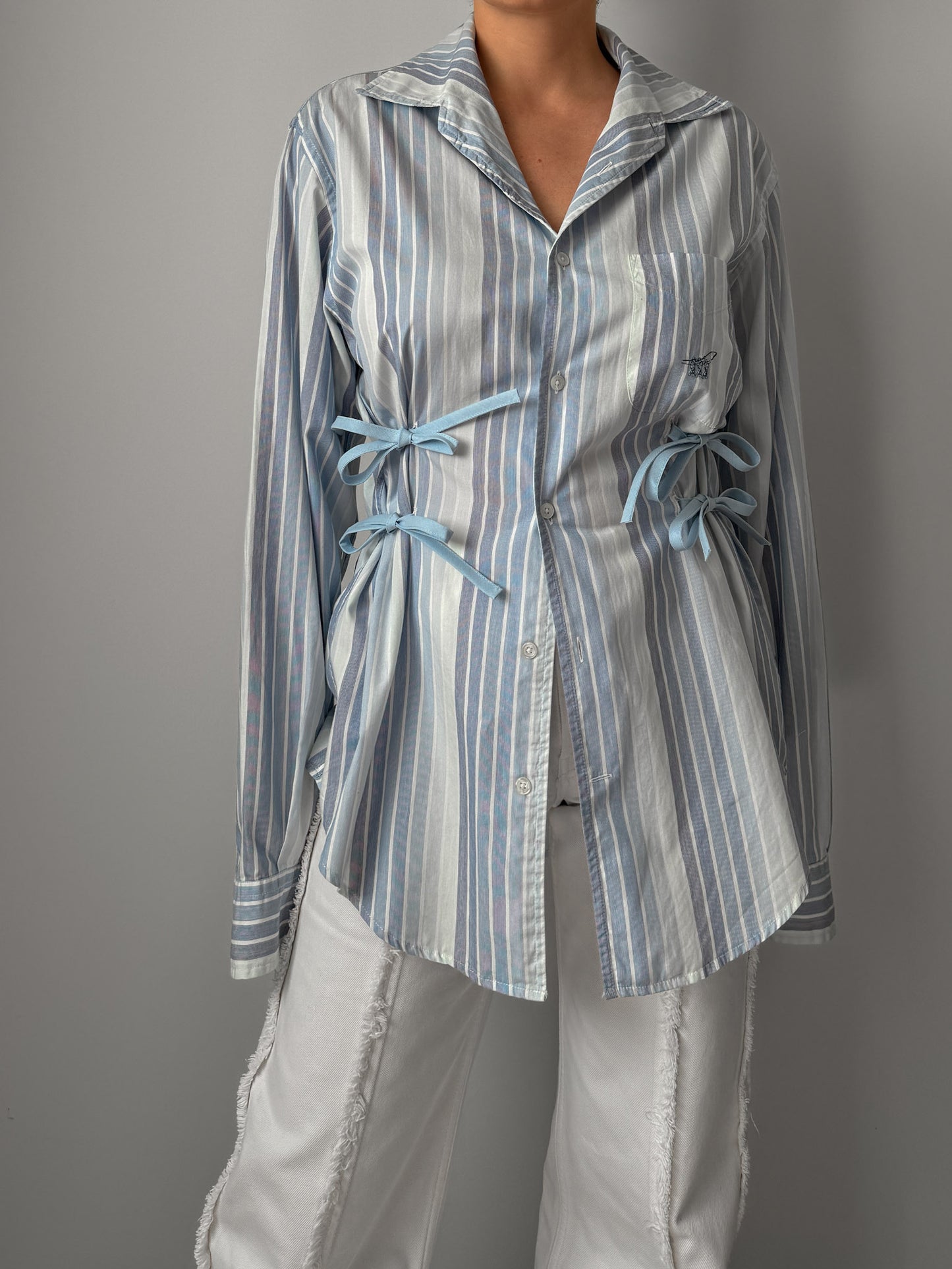 Isotta striped cotton (Henry cotton's shirt)