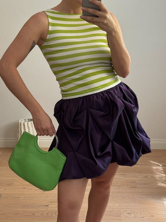 Bubble purple skirt