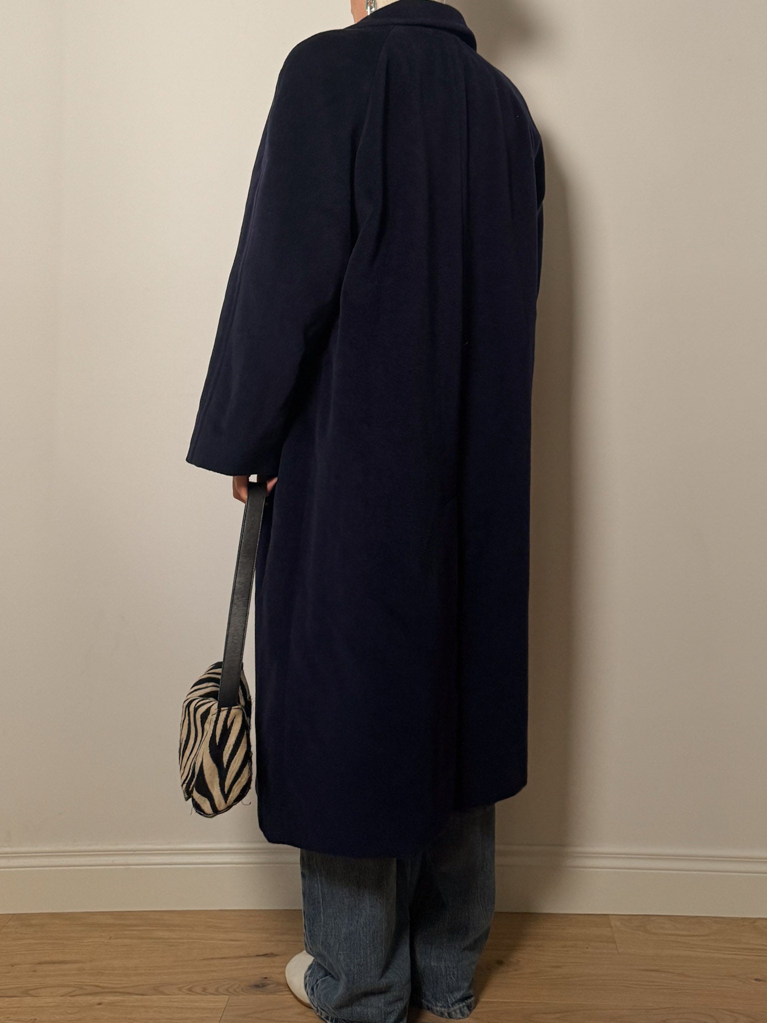 Piacenza pure wool blue coat