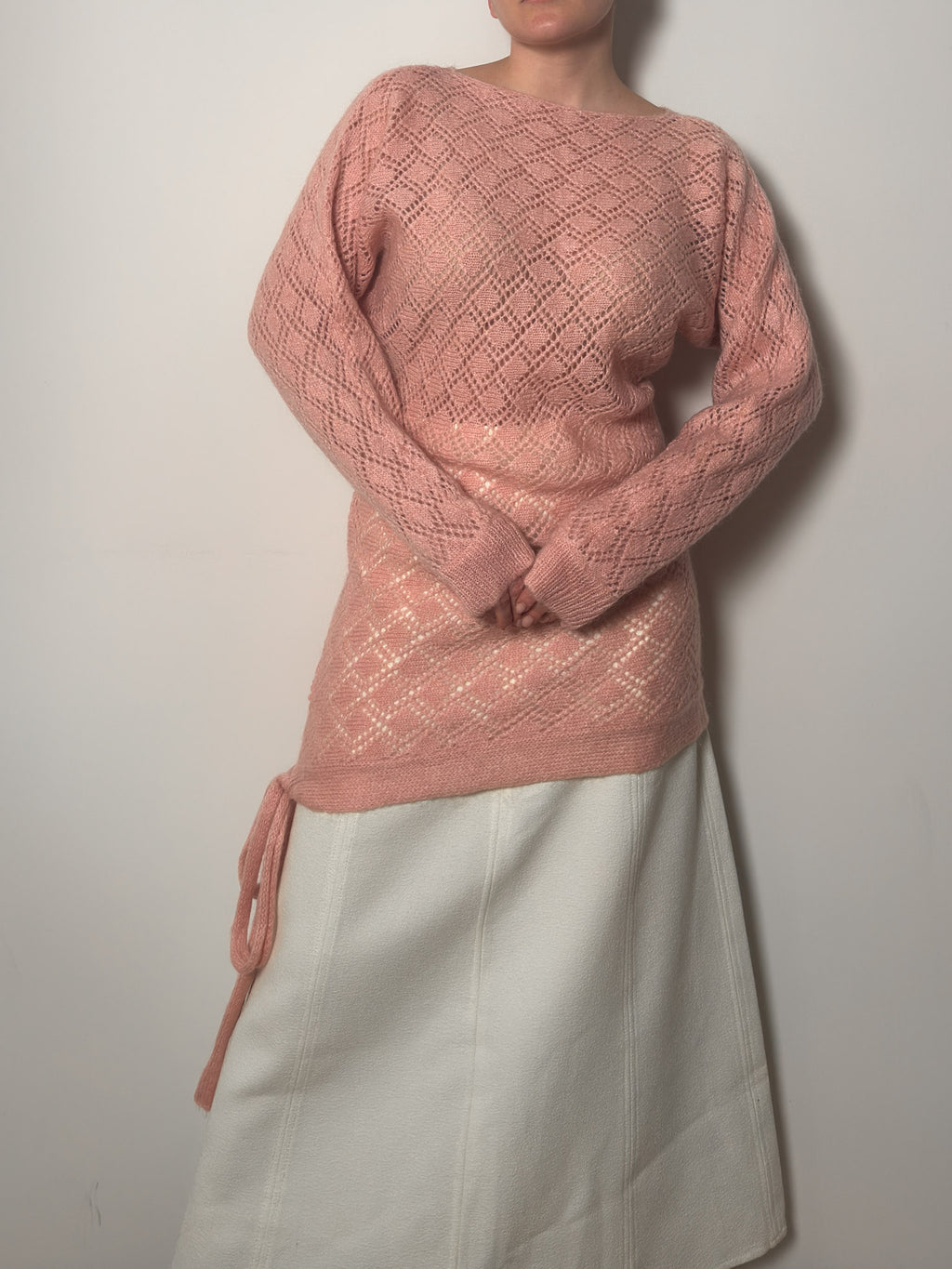 Pure wool pink dress/pull