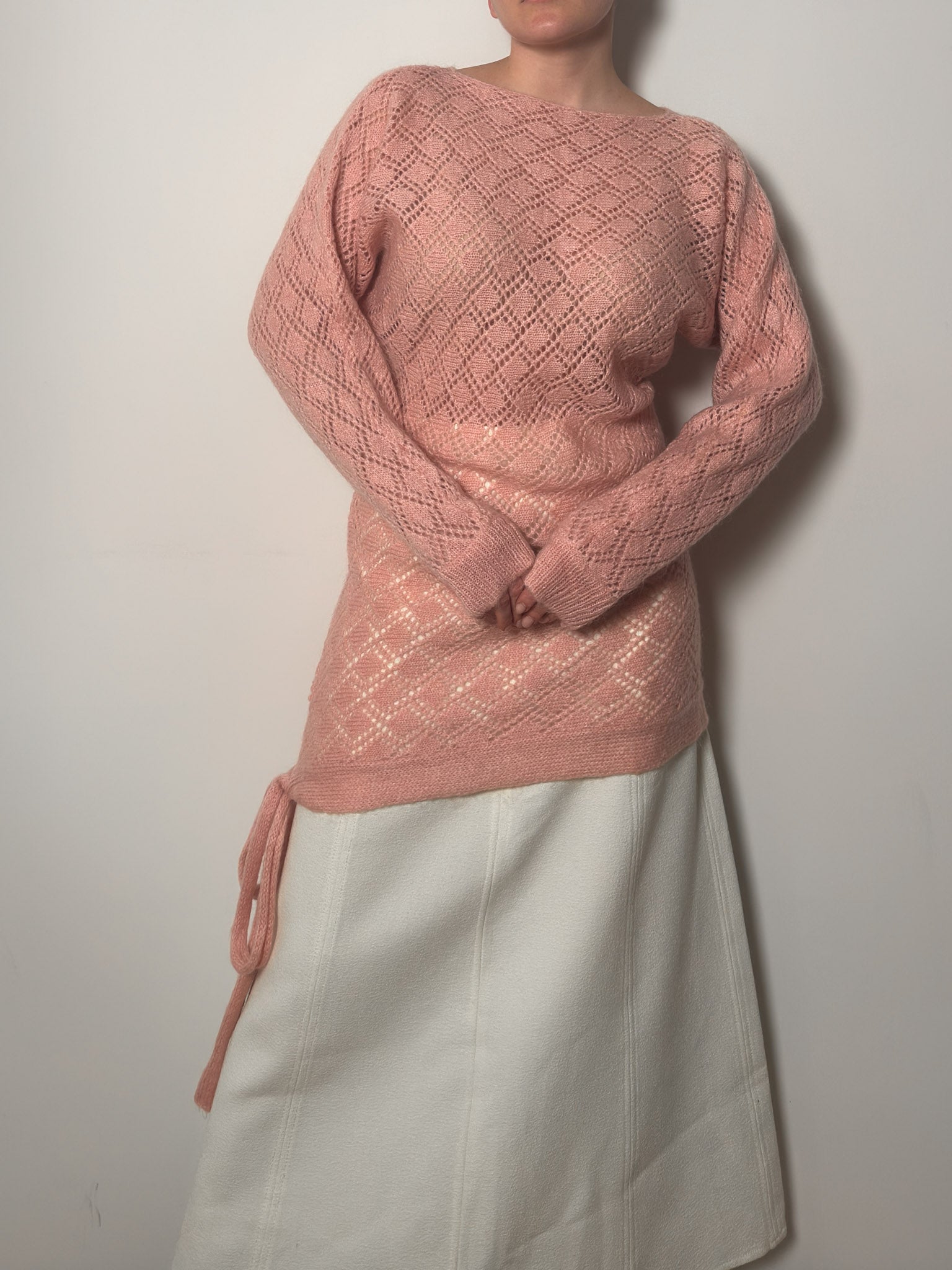 Pure wool pink dress/pull