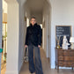Brando black wool