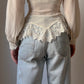 Pure silk romantic blouse