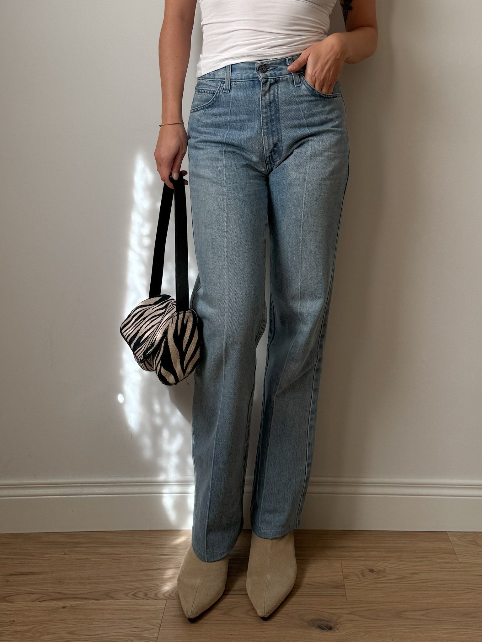 Levi's denim blue jeans