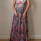 Embroidered floral romantic dress
