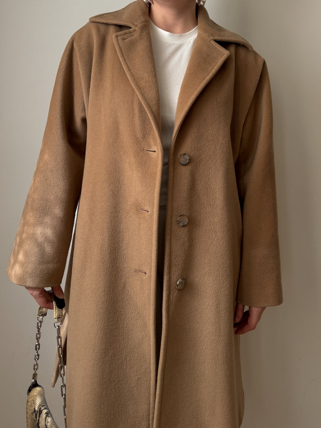 Max Mara pure wool camel caban