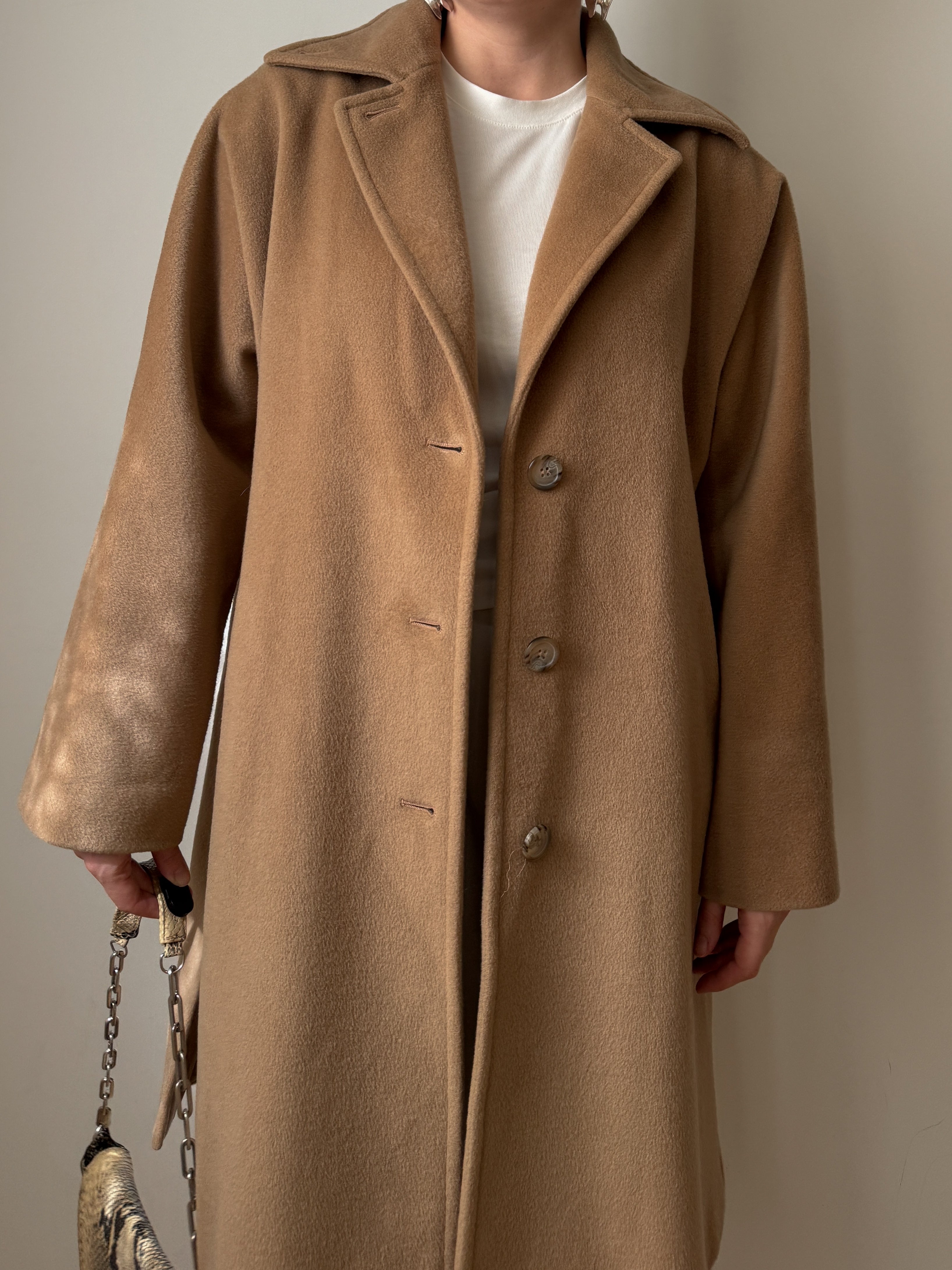 Max Mara pure wool camel caban