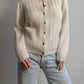 Pure wool ivory cardigan