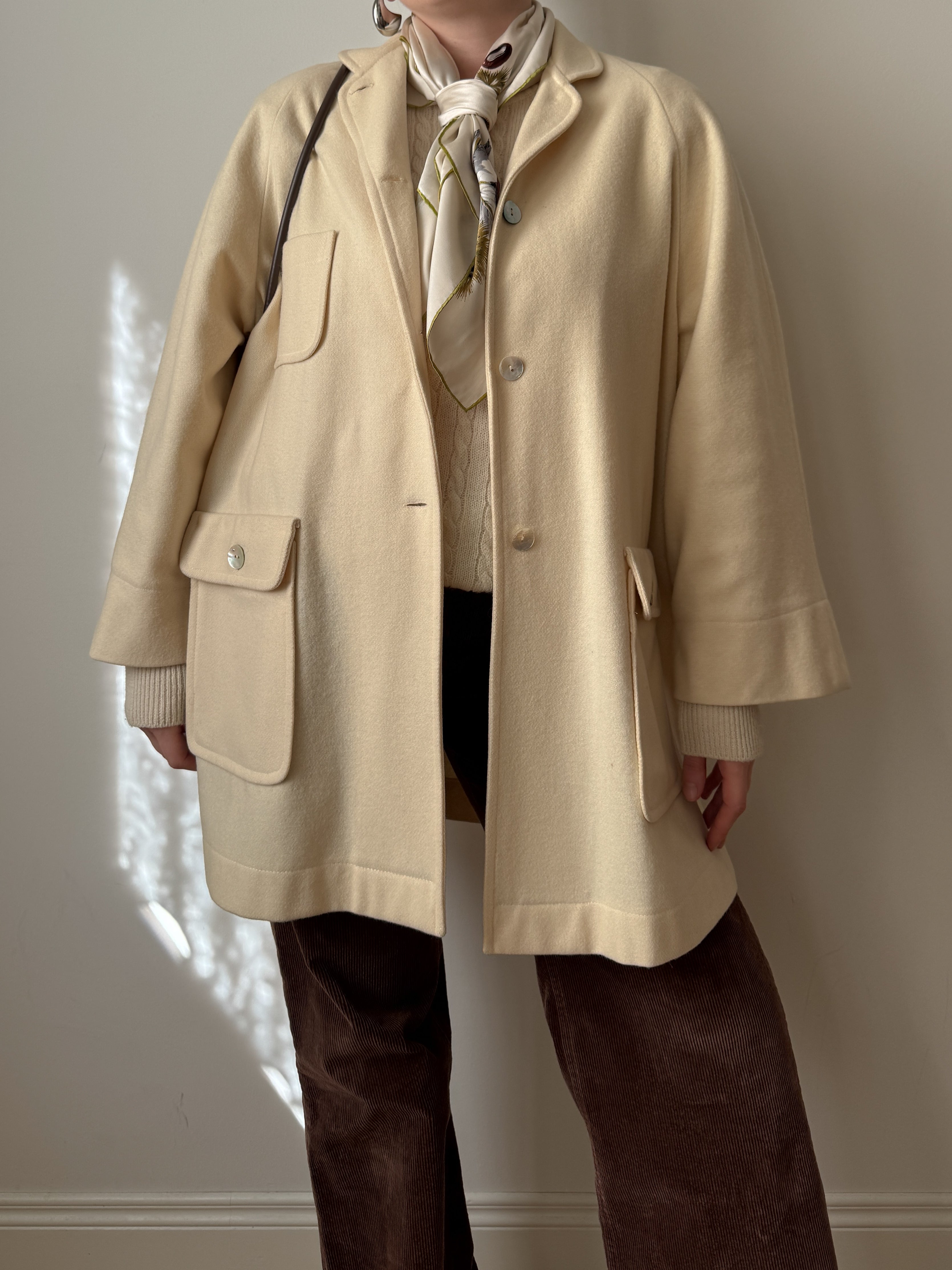 Pure wool ivory jacket