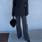 Brando grey pinstriped wool (Vittorio Lorini)