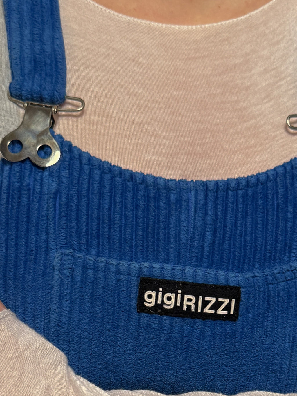 Gigi rizzi blue overalls