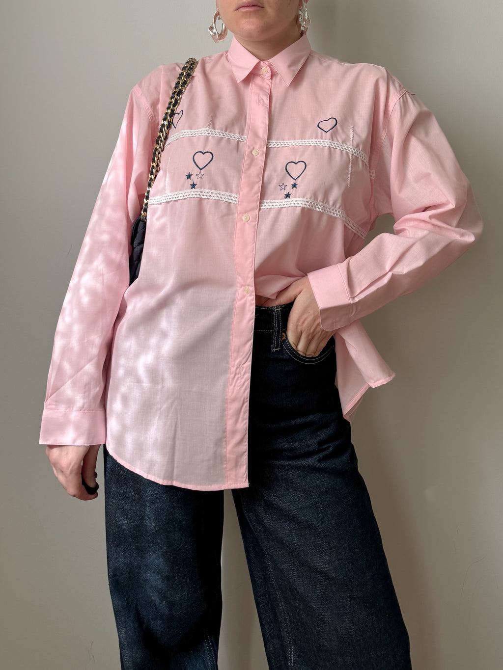 Pure cotton pink shirt