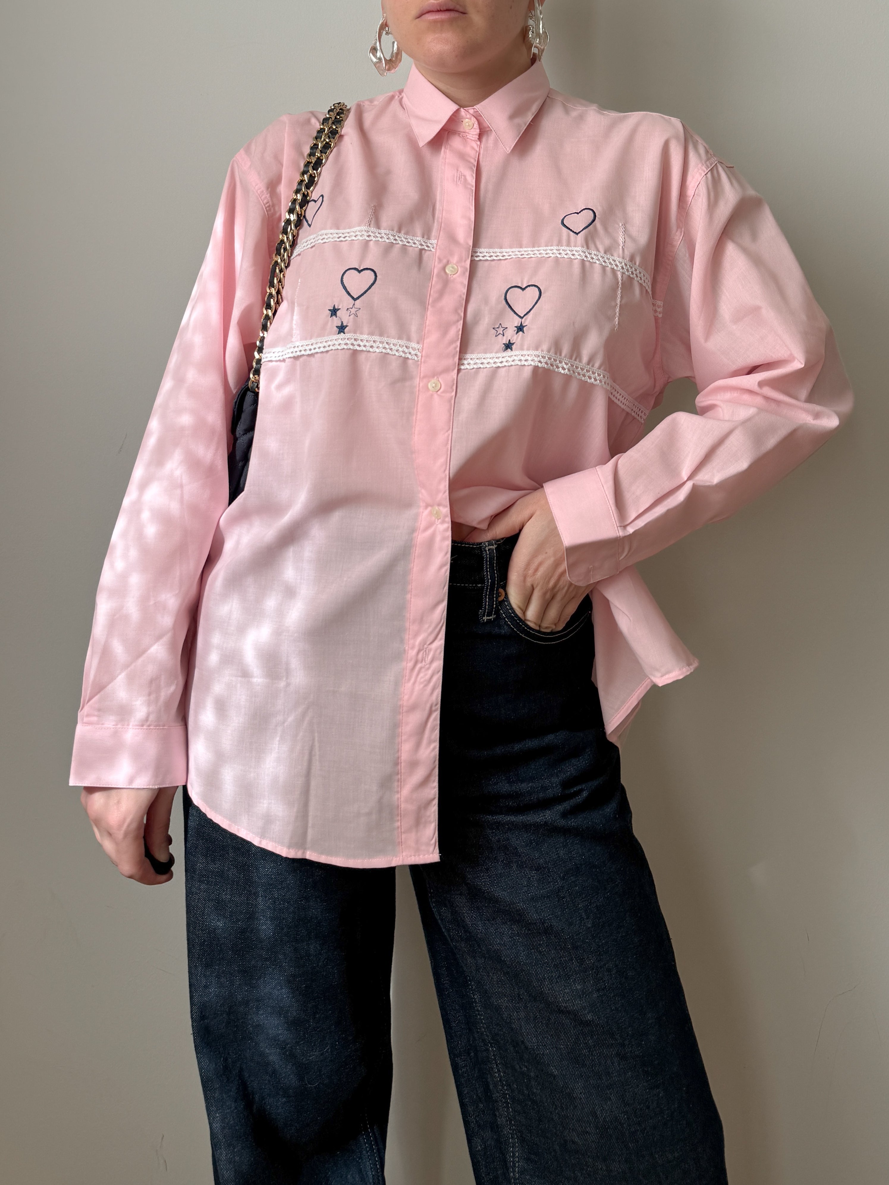 Pure cotton pink shirt