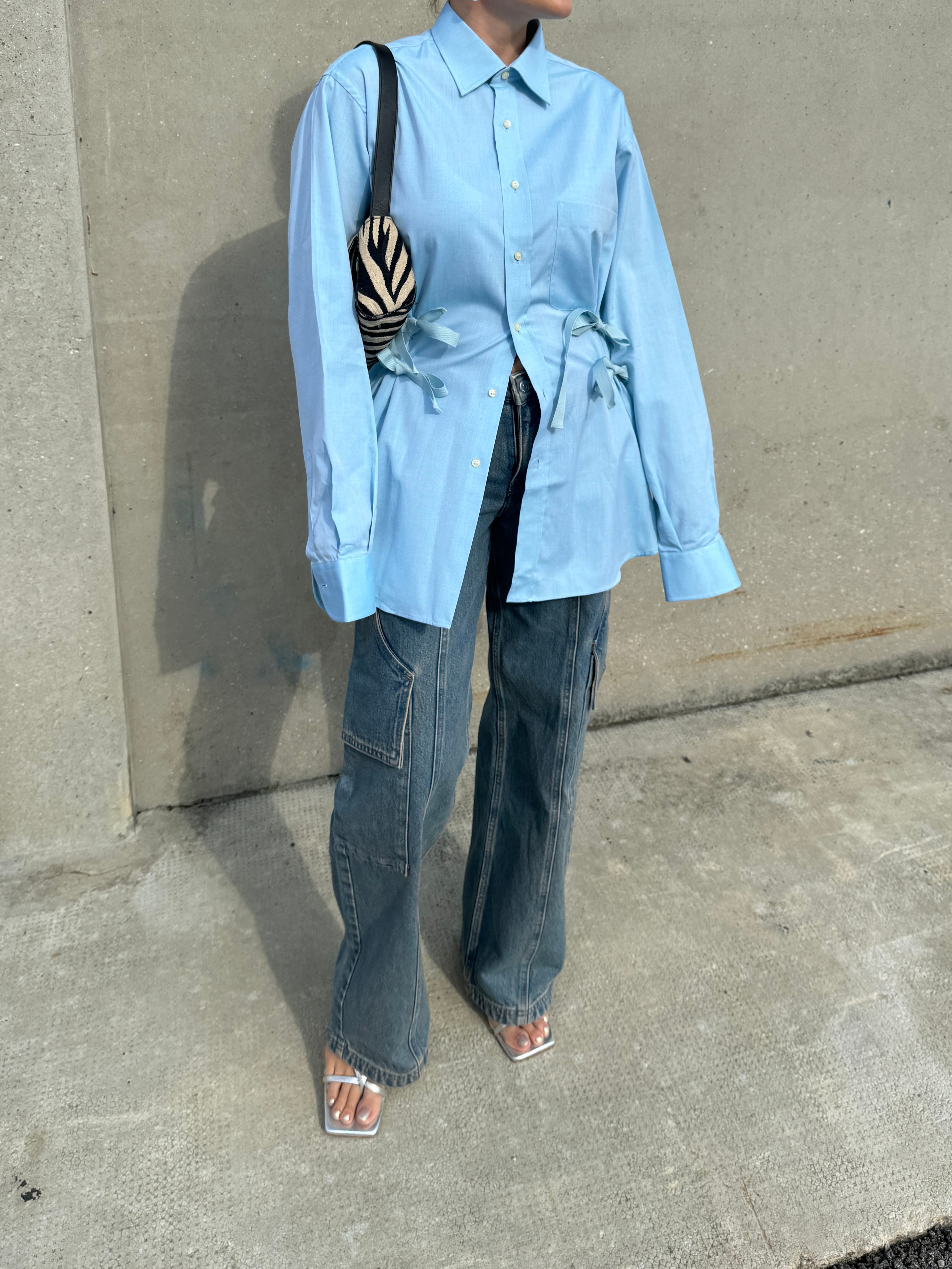 Isotta light blue cotton
