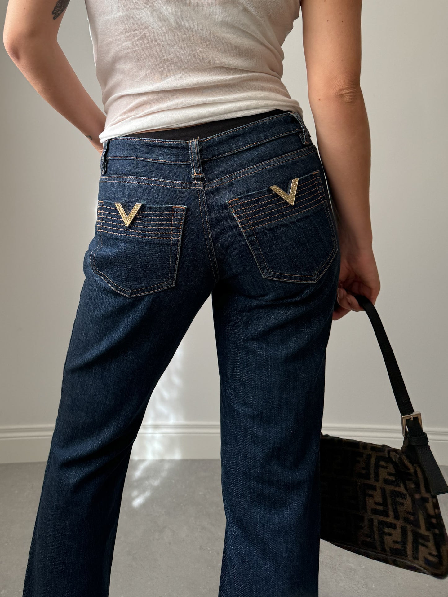 Red Valentino blue jeans