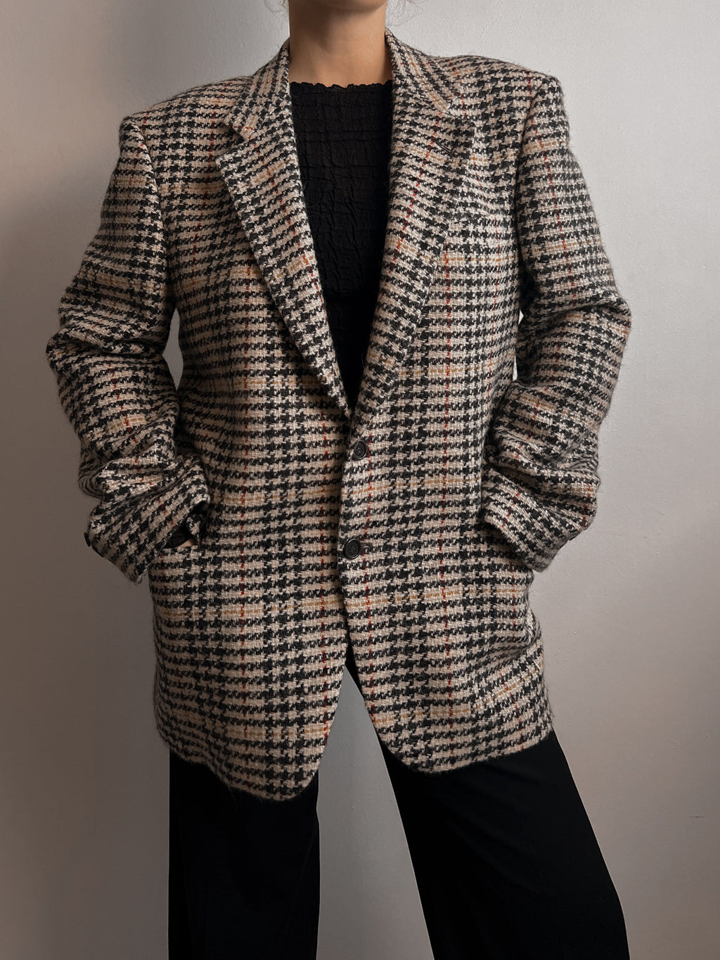Cacharel checked blazer