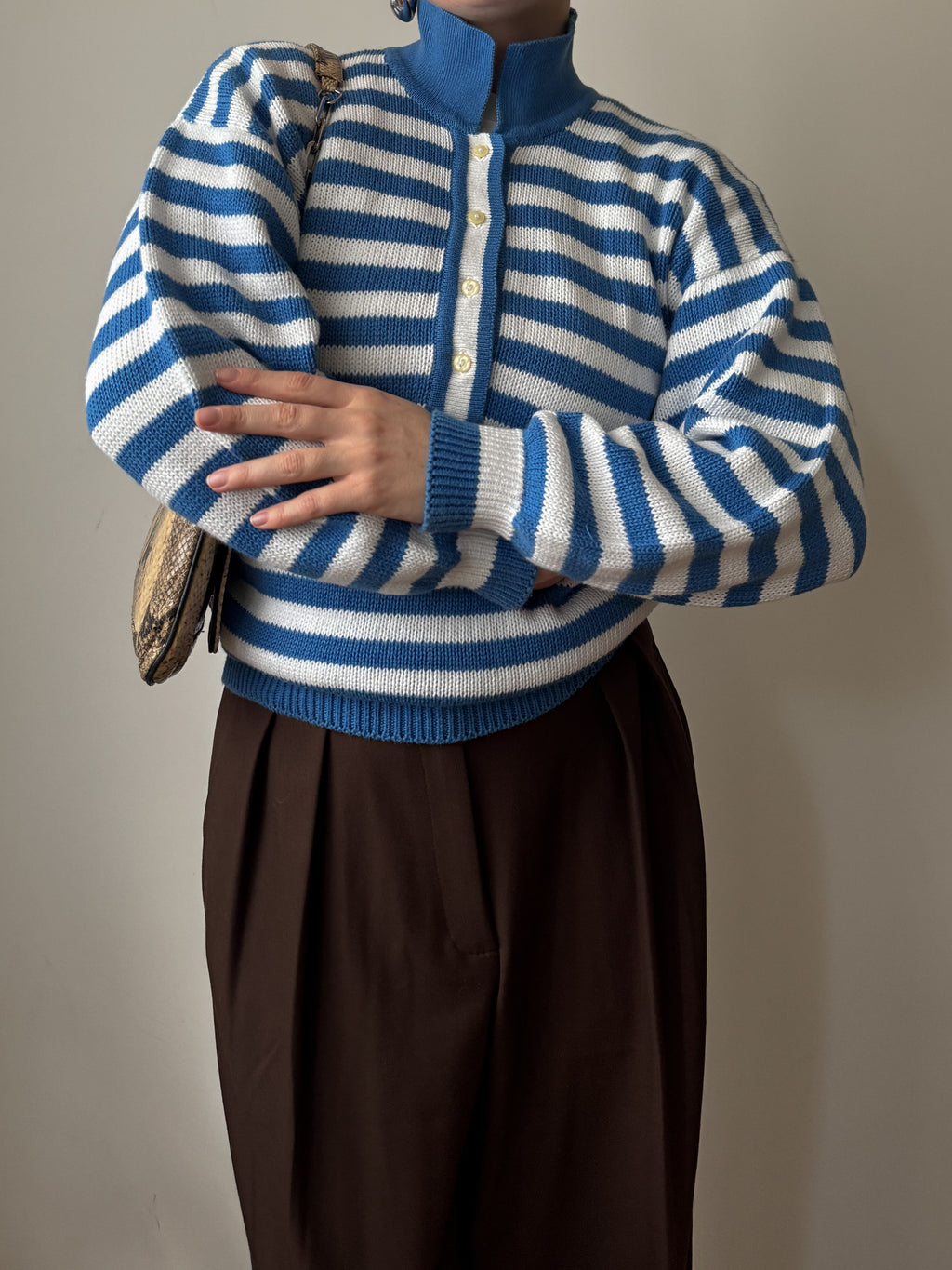 Pure cotton striped pull