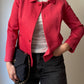 Pure wool strawberry jacket