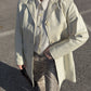 Genuin leather ivory jacket