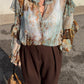 Pure viscose romantic blouse