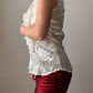 Satin ivory top
