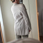 Cotton and viscose sand blazer