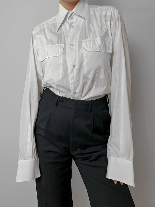 D&G pure cotton white shirt