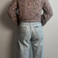 Mohair and wool cropped sweater