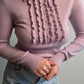 Pure cashmere lilac sweater