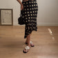 Pure viscose pois skirt