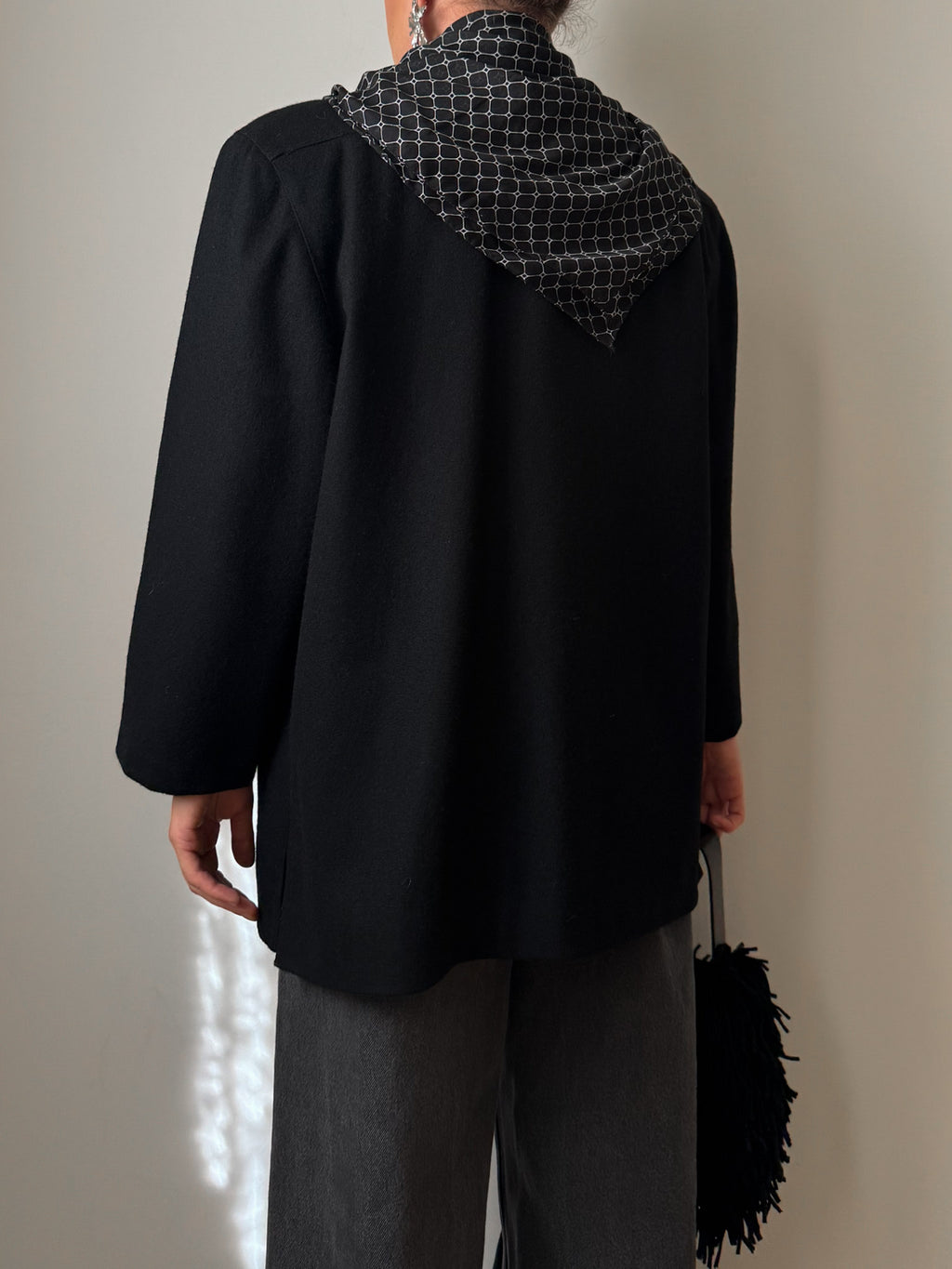 Pure wool black jacket