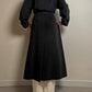 Max Mara wool and cashmere black coat